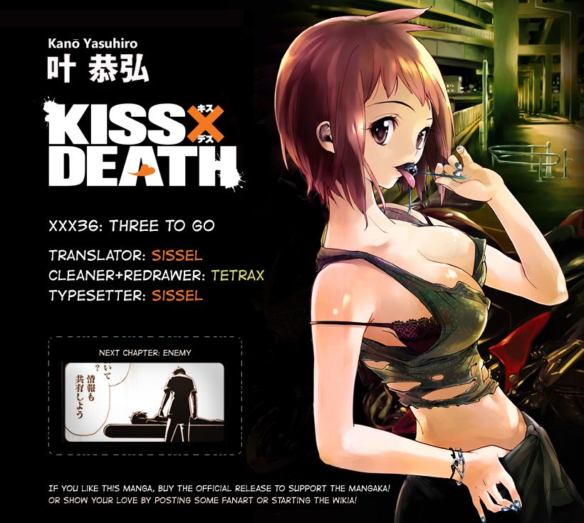 Kiss x Death Chapter 36 page 14 - Chapter 36 : Three to go