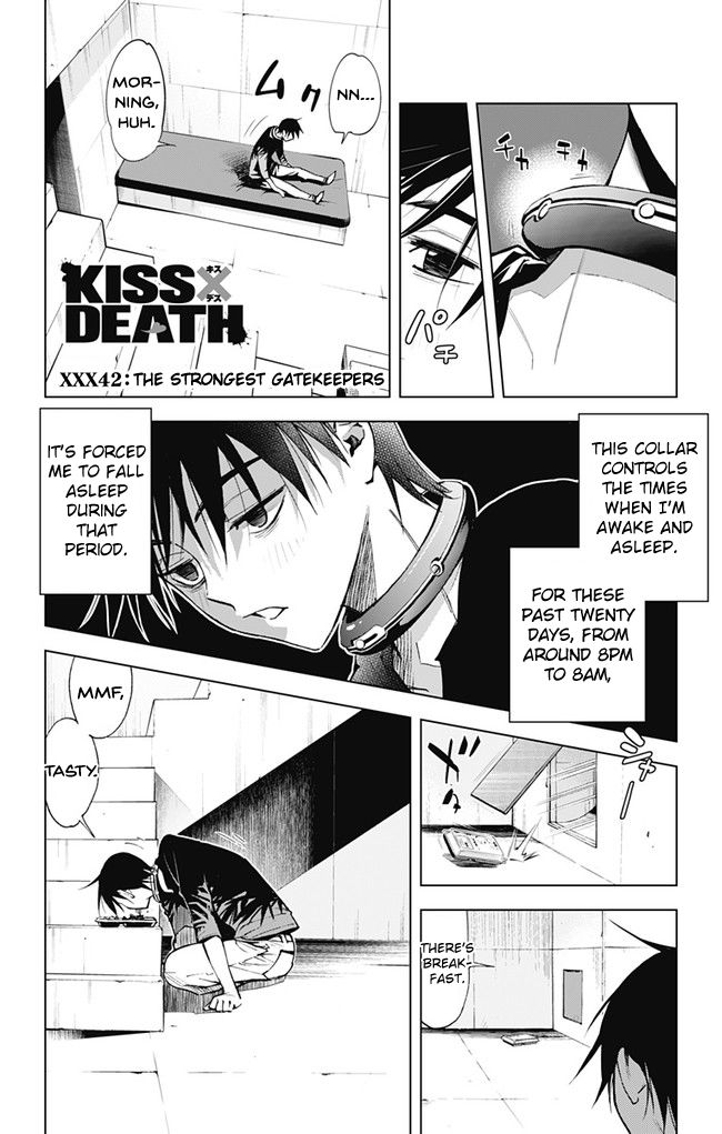 Kiss x Death Chapter 42 page 1 - Chapter 42 : The Strongest Gatekeepers