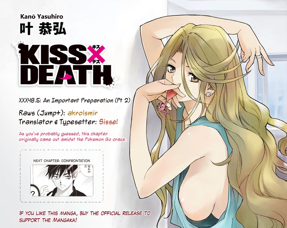 Kiss x Death Chapter 48.5 page 10 - Chapter 48.5 : An Important Preparation (Part 2)