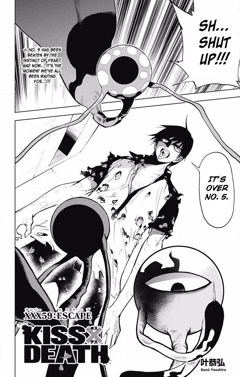 Kiss x Death Chapter 59 page 1 - Chapter 59 : Escape