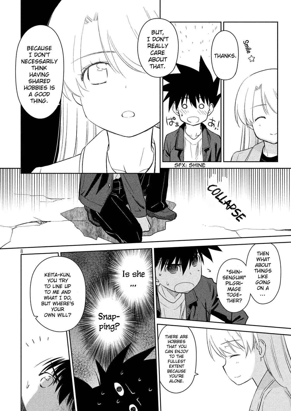 Kiss x Sis Chapter 112 page 9 - Chapter 112: A Great Day for My Departure