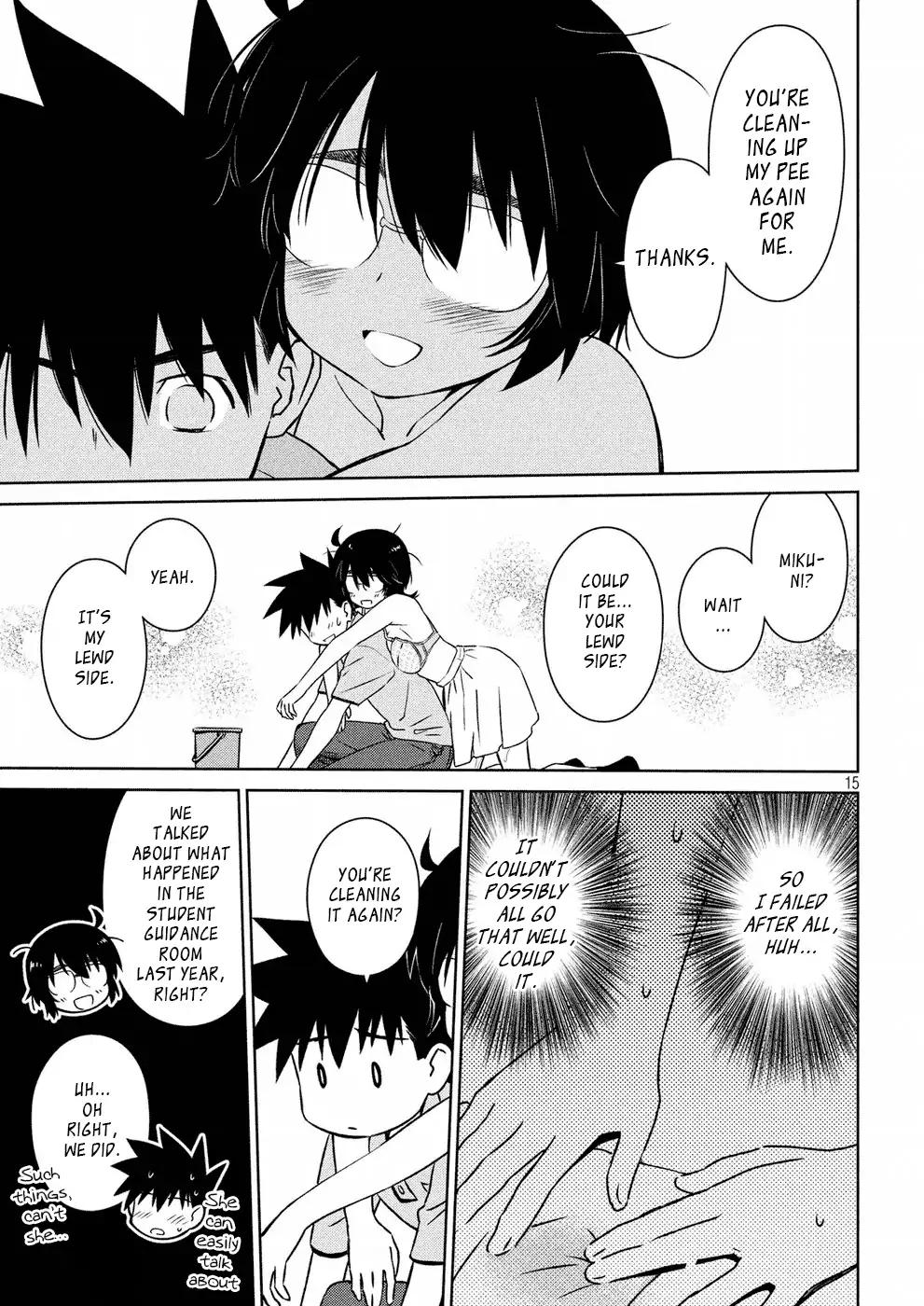 Kiss x Sis Chapter 122 page 15 - Chapter 122