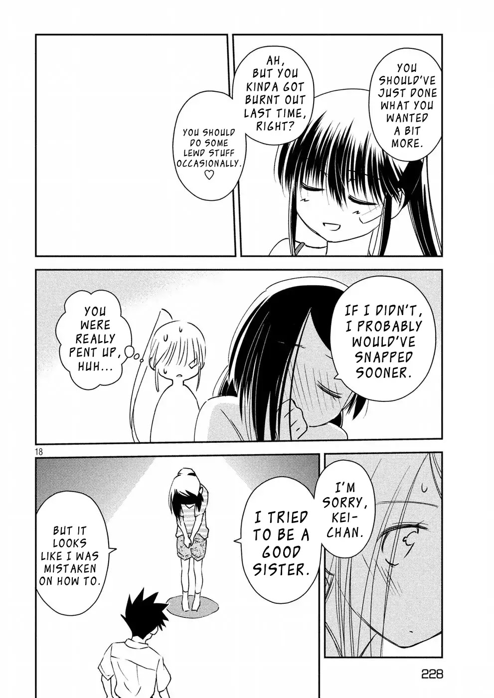Kiss x Sis Chapter 126 page 19 - Chapter 126: Spinning Bonds