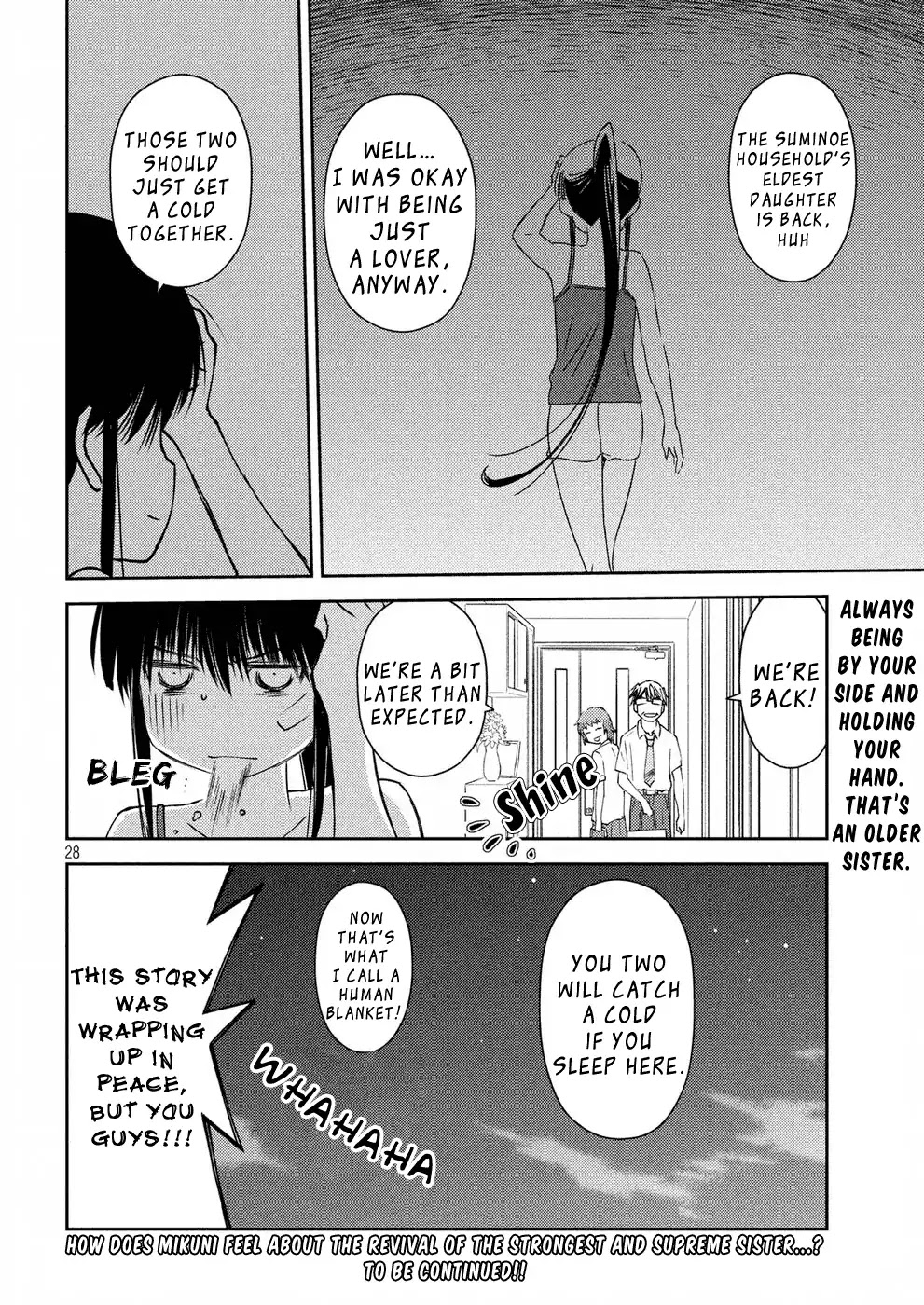 Kiss x Sis Chapter 126 page 28 - Chapter 126: Spinning Bonds