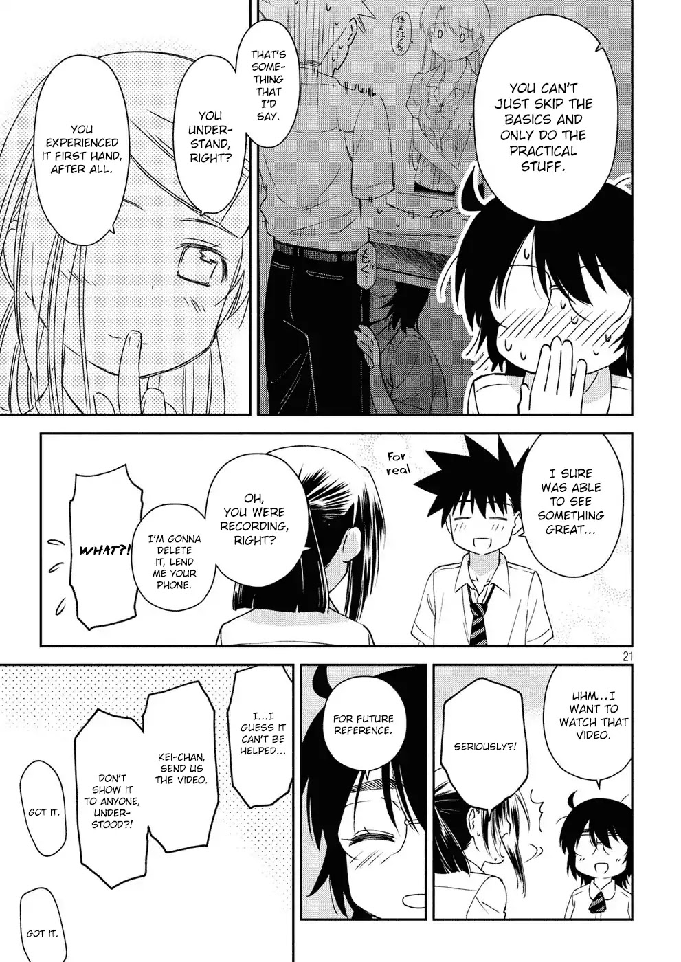 Kiss x Sis Chapter 128 page 22 - Chapter 128: Grinning Face