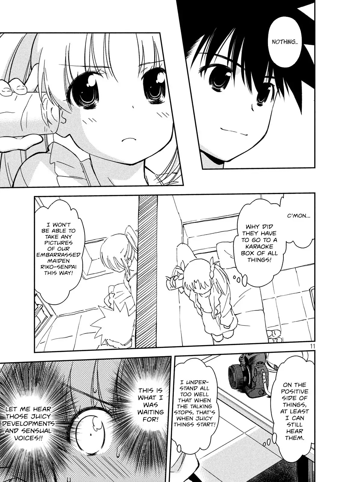 Kiss x Sis Chapter 133 page 11 - Chapter 133: All ears