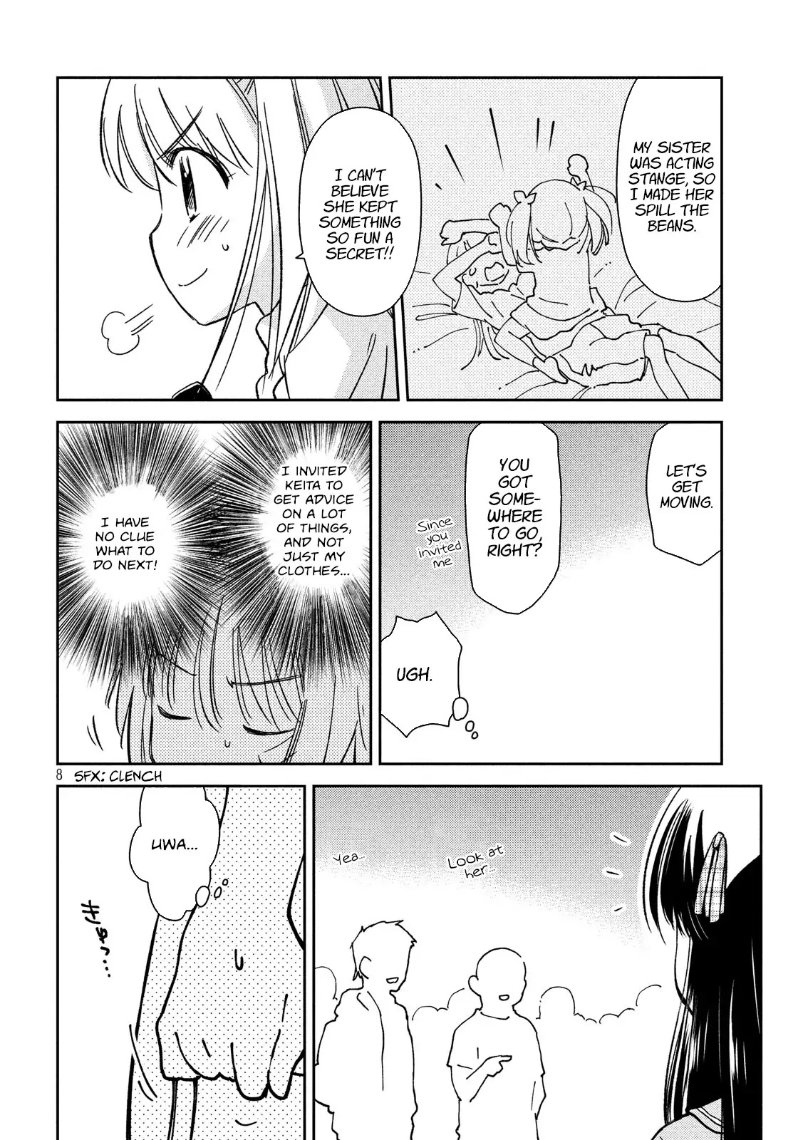 Kiss x Sis Chapter 133 page 8 - Chapter 133: All ears
