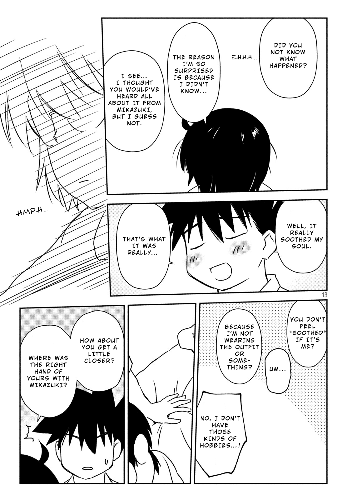 Kiss x Sis Chapter 136 page 14 - Chapter 136: Hot & bothered