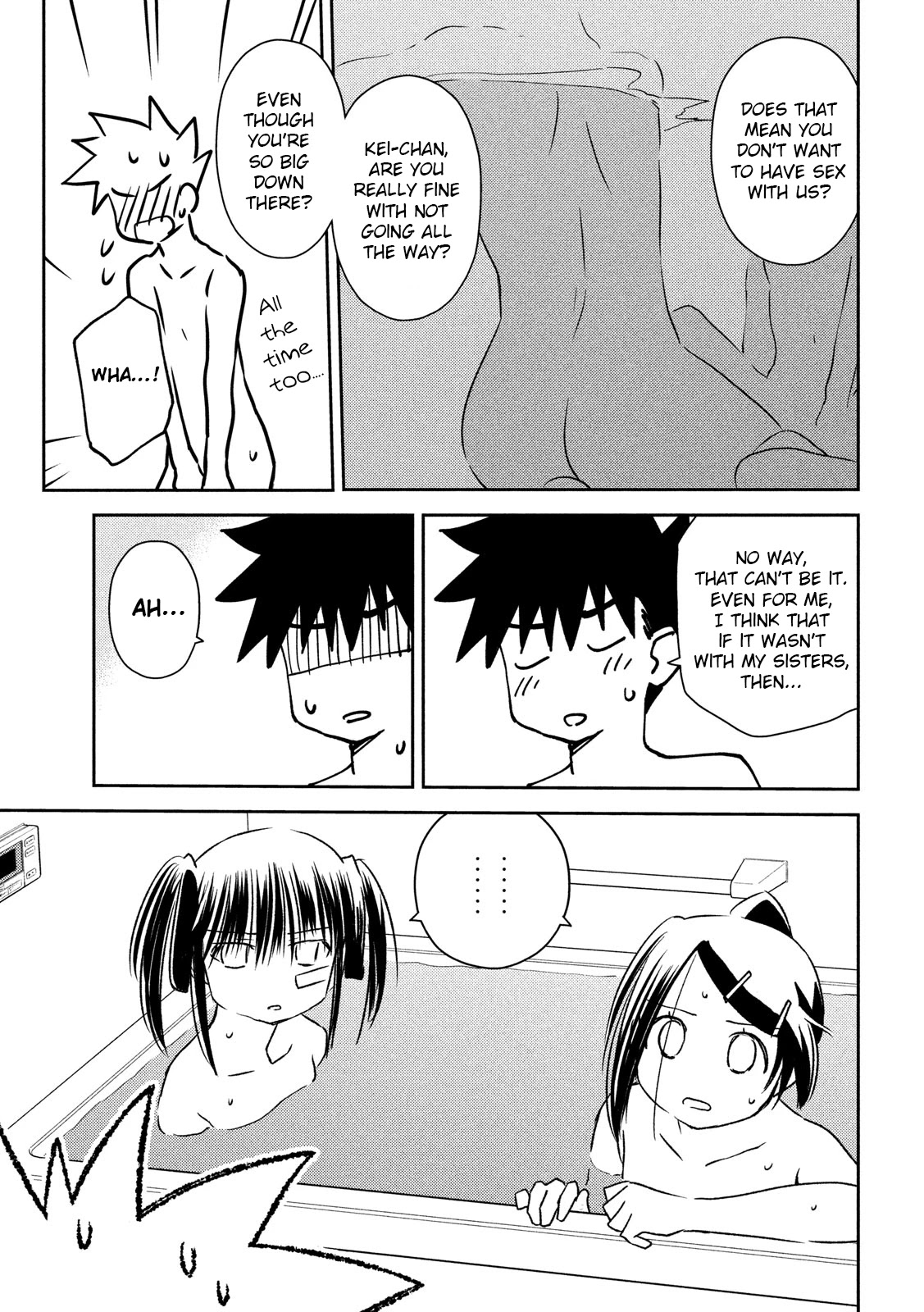 Kiss x Sis Chapter 142 page 22 - Chapter 142: Bathing Together