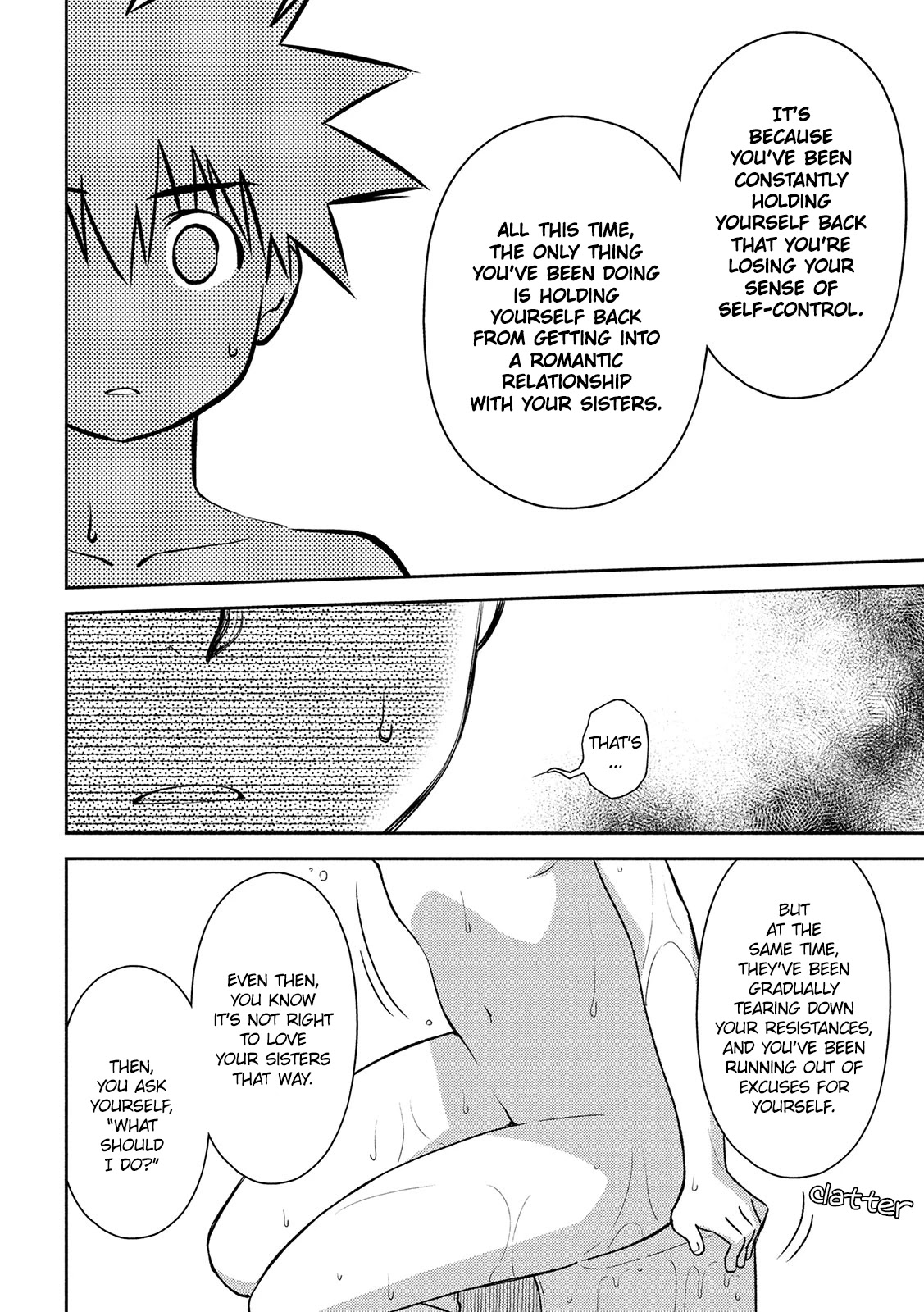 Kiss x Sis Chapter 145 page 13 - Chapter 145: Self-control through lack of thought