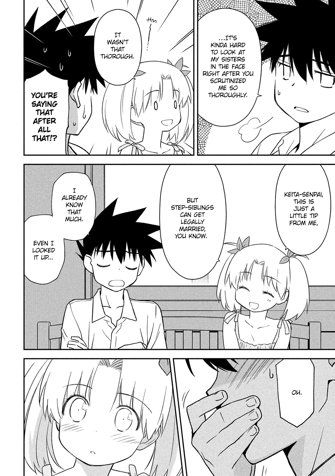 Kiss x Sis Chapter 145 page 23 - Chapter 145: Self-control through lack of thought