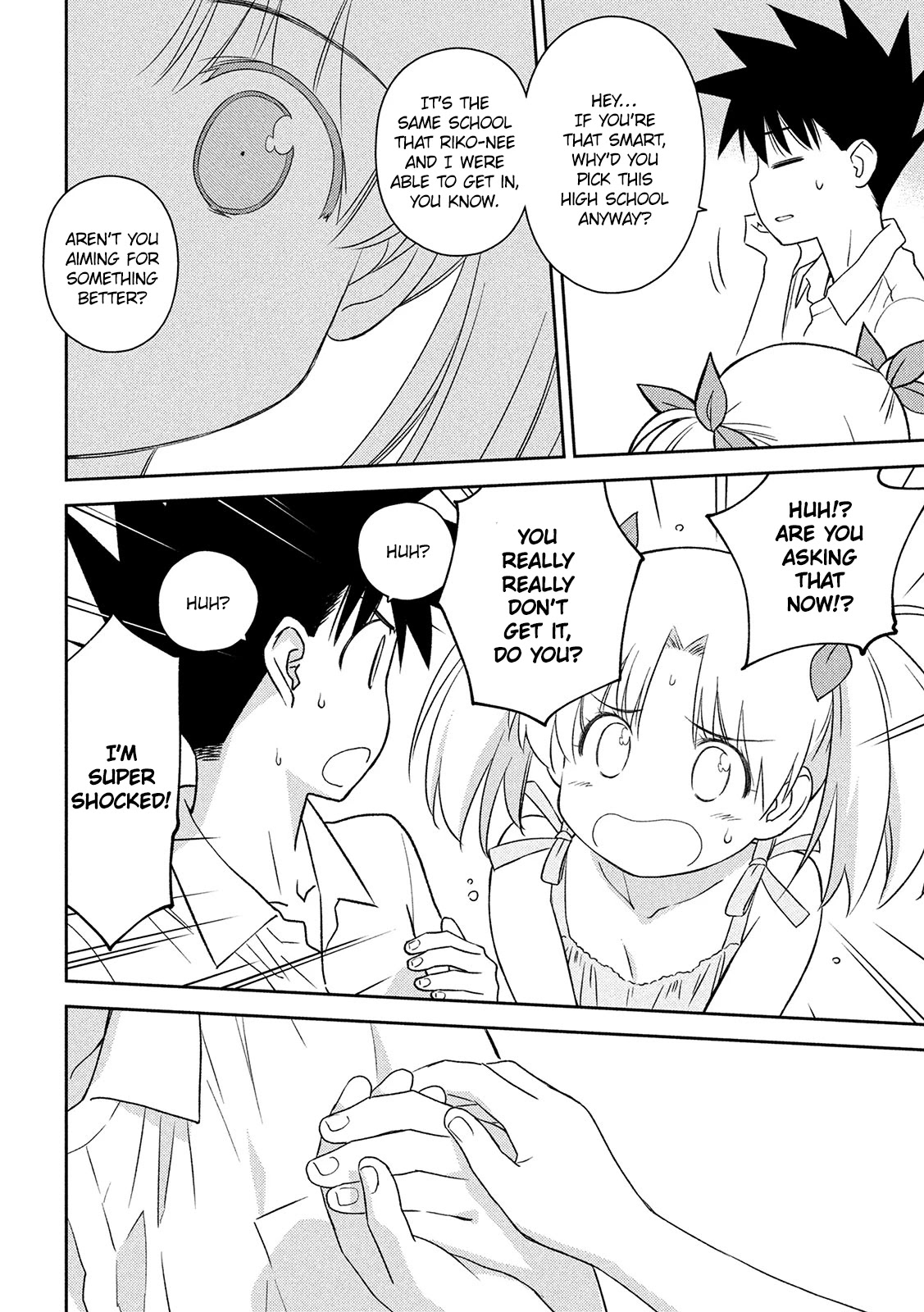 Kiss x Sis Chapter 145 page 25 - Chapter 145: Self-control through lack of thought