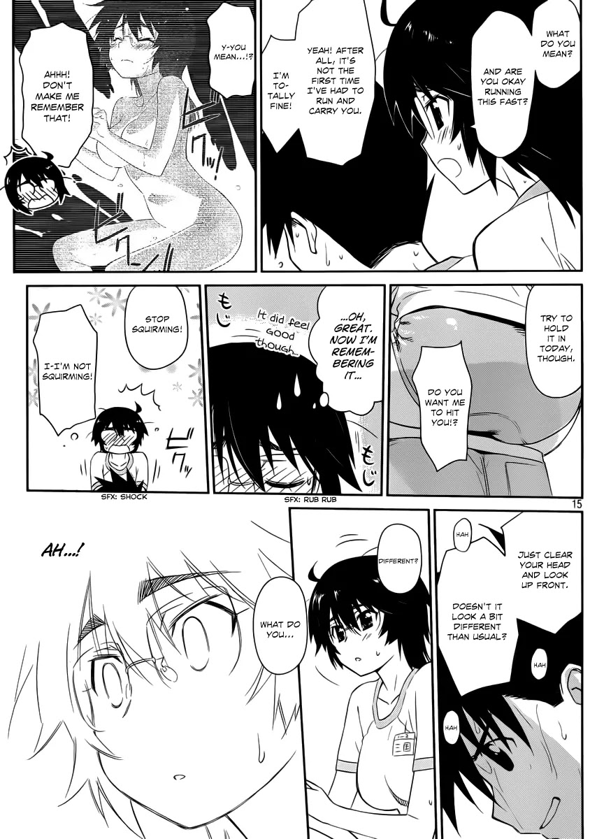 Kiss x Sis Chapter 65 page 16 - Chapter 65: Mikuni's Brutal Track and Field Day