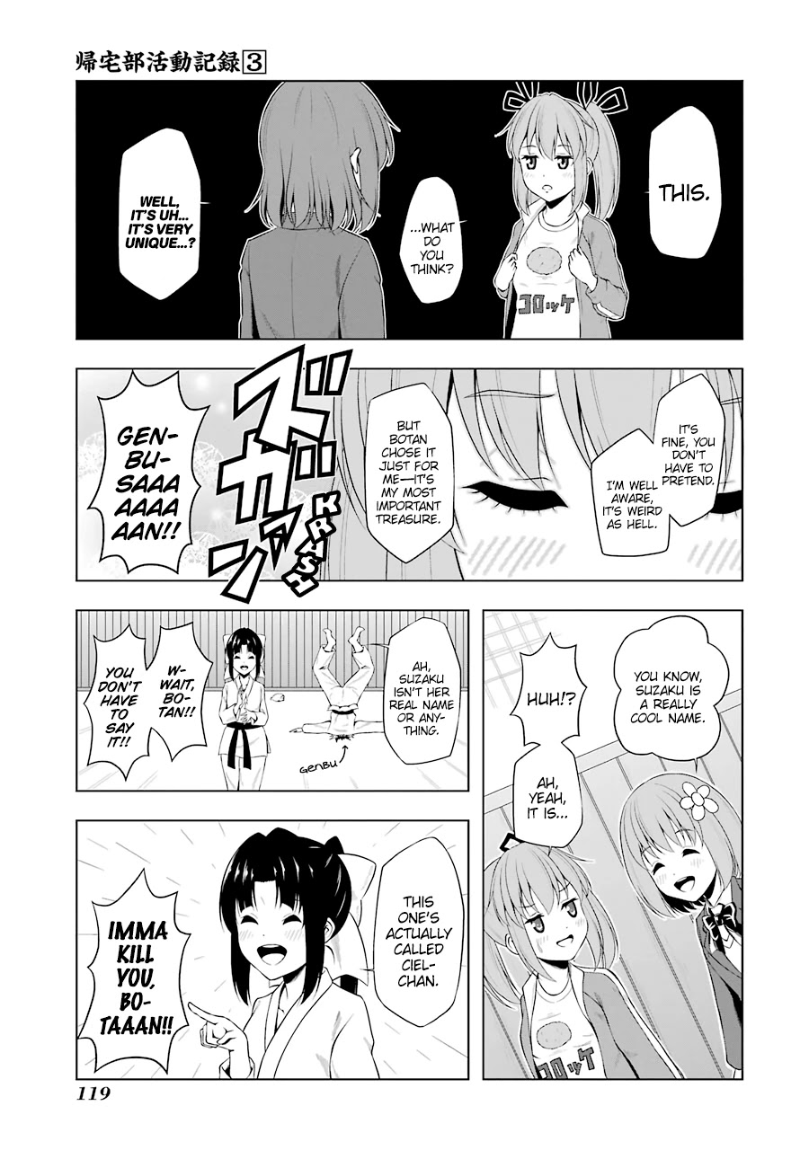 Kitakubu Katsudou Kiroku Chapter 36 page 9 - Chapter 36: Field Trip!! The Ancient Art of the Hagishirabe