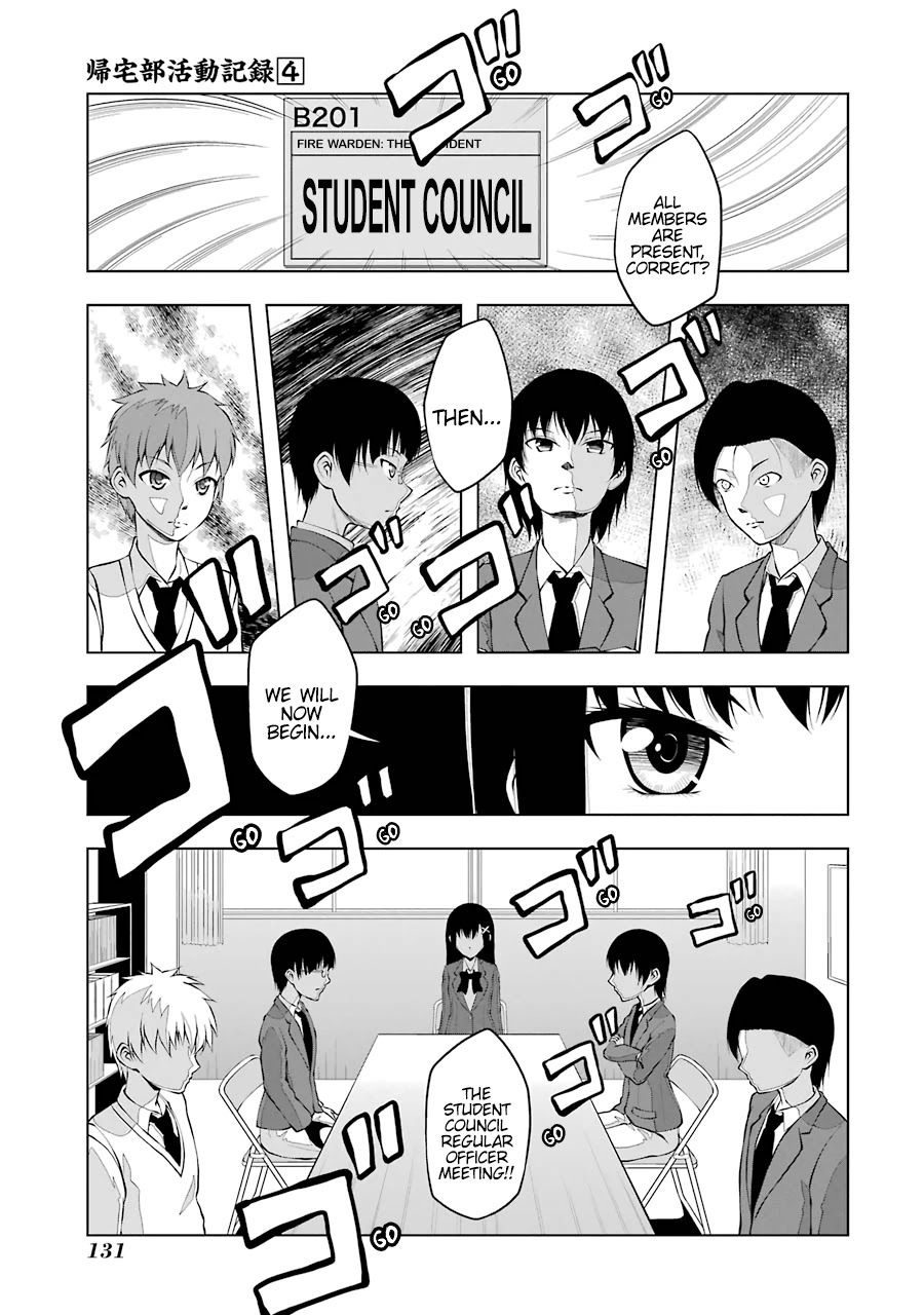 Kitakubu Katsudou Kiroku Chapter 51 page 1 - Chapter 51: Student Council Regular Officer Meeting