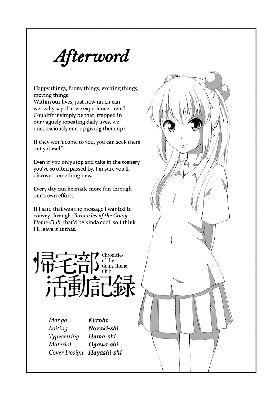 Kitakubu Katsudou Kiroku Chapter 65 page 9 - Chapter 65: And Then, a Never-Ending After-School [END]