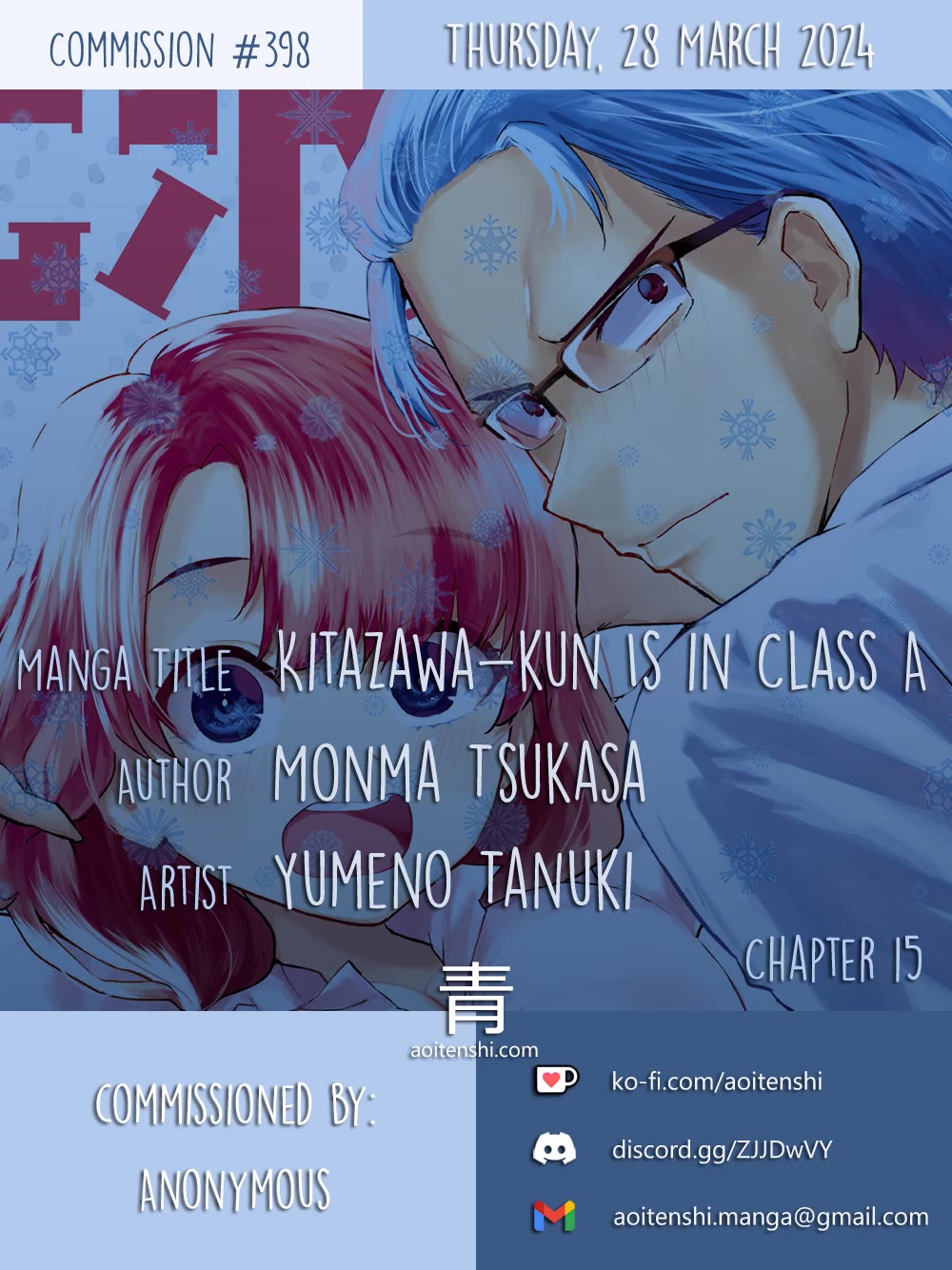 Kitazawa-kun Is in A class Chapter 15 page 1 - Chapter 15: Kitazawa and His Long-Awaited First Time (Part 1)