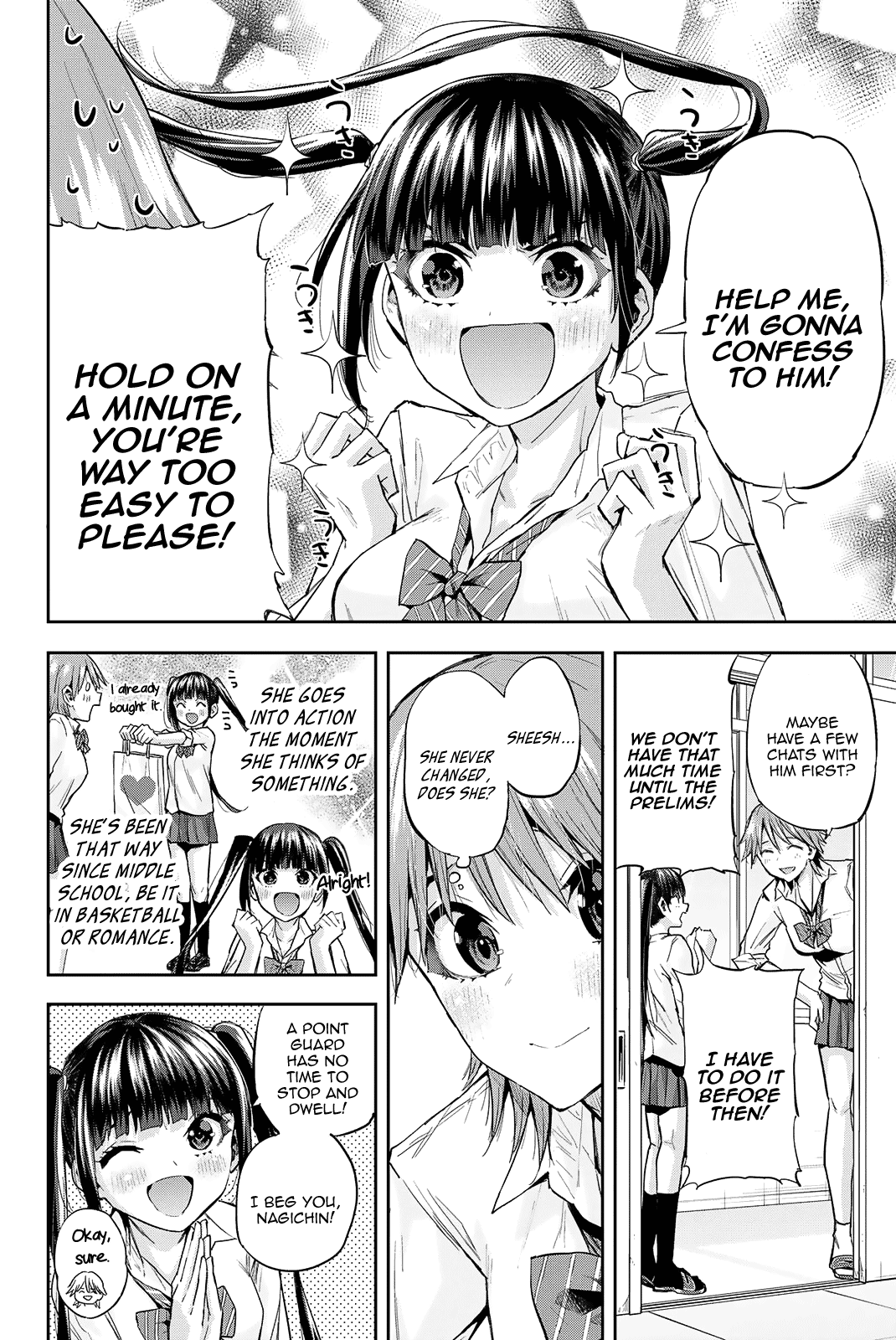 Kitazawa-kun Is in A class Chapter 18 page 11 - Chapter 18: Nagaishi Yuuno, a First-Year Student in the Basketball Club! (Part 1)
