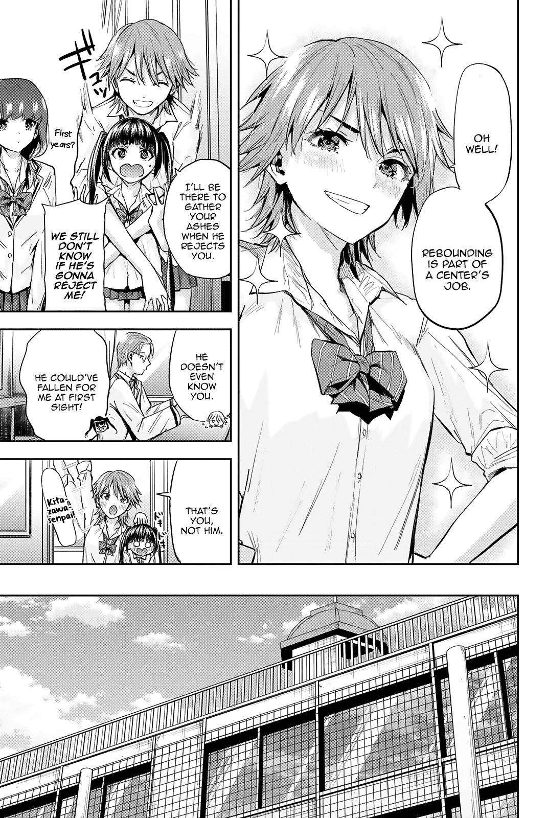 Kitazawa-kun Is in A class Chapter 18 page 12 - Chapter 18: Nagaishi Yuuno, a First-Year Student in the Basketball Club! (Part 1)