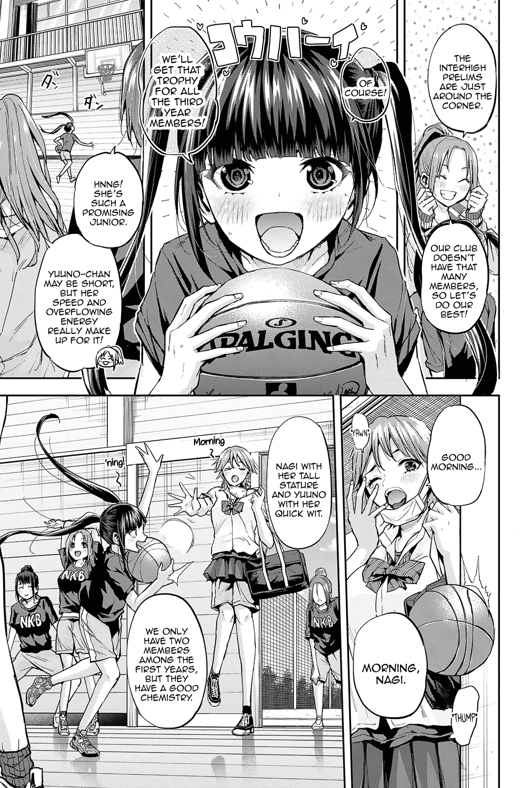 Kitazawa-kun Is in A class Chapter 18 page 4 - Chapter 18: Nagaishi Yuuno, a First-Year Student in the Basketball Club! (Part 1)