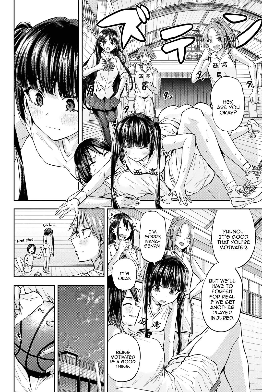 Kitazawa-kun Is in A class Chapter 19 page 10 - Chapter 19: Nagaishi Yuuno, a First-Year Student in the Basketball Club! (Part 2)
