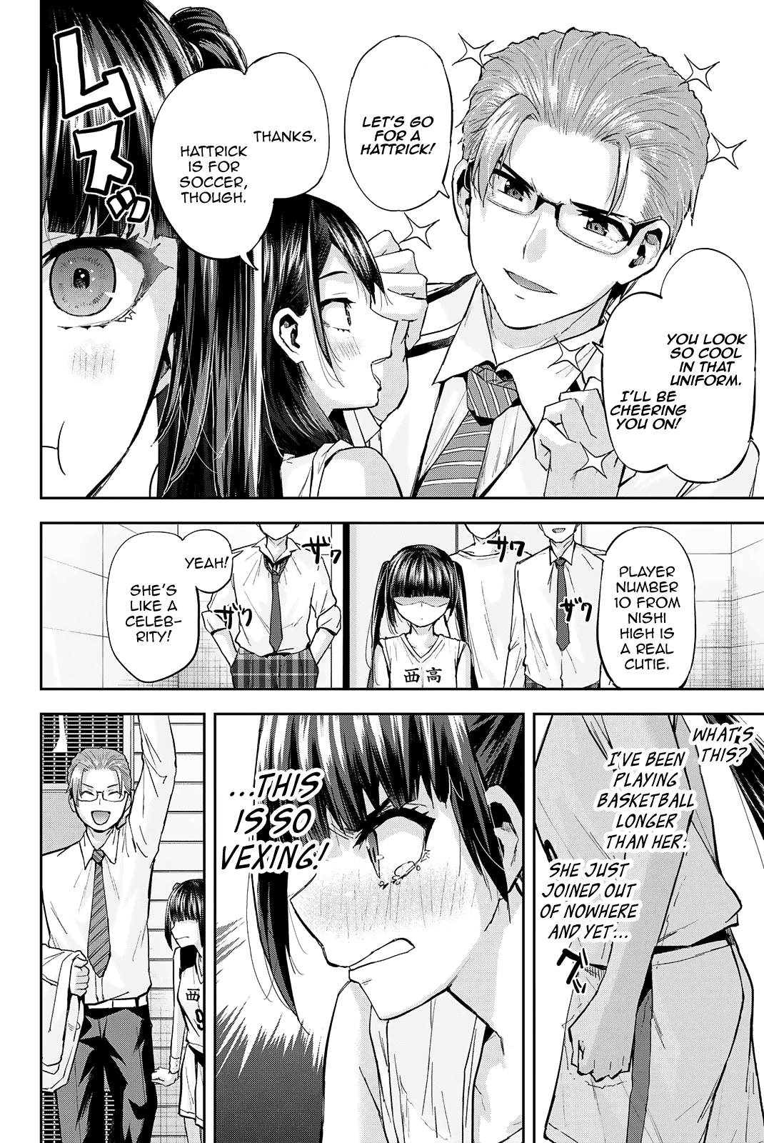 Kitazawa-kun Is in A class Chapter 19 page 14 - Chapter 19: Nagaishi Yuuno, a First-Year Student in the Basketball Club! (Part 2)