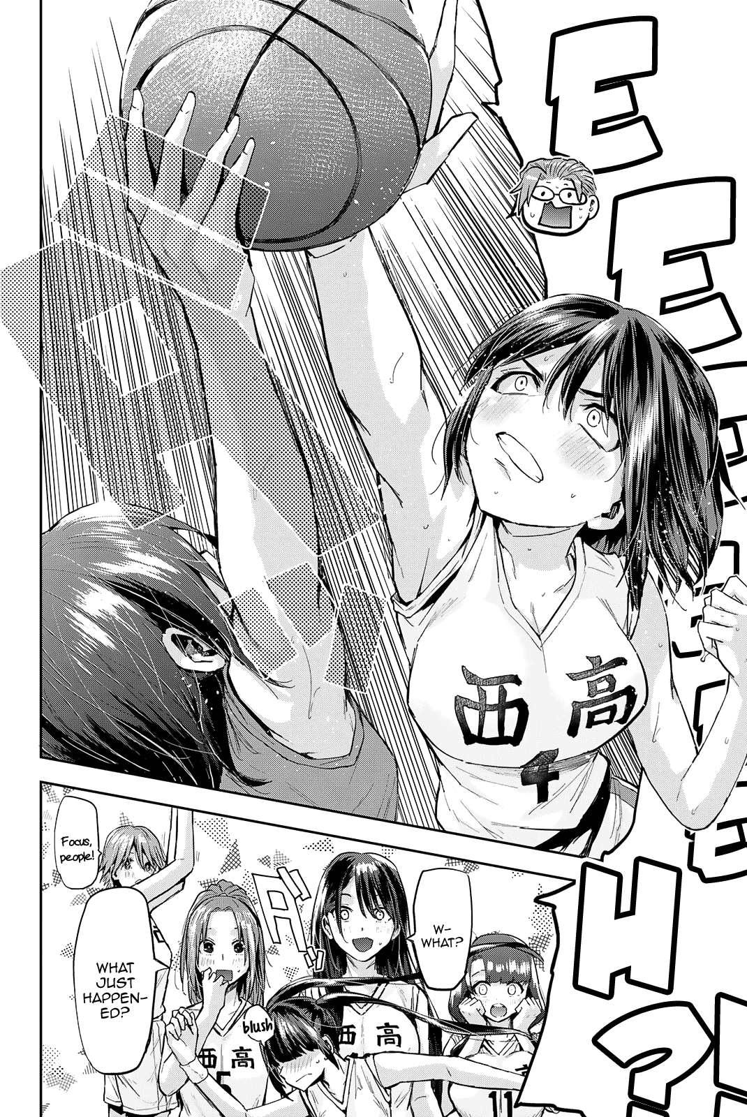 Kitazawa-kun Is in A class Chapter 19 page 17 - Chapter 19: Nagaishi Yuuno, a First-Year Student in the Basketball Club! (Part 2)
