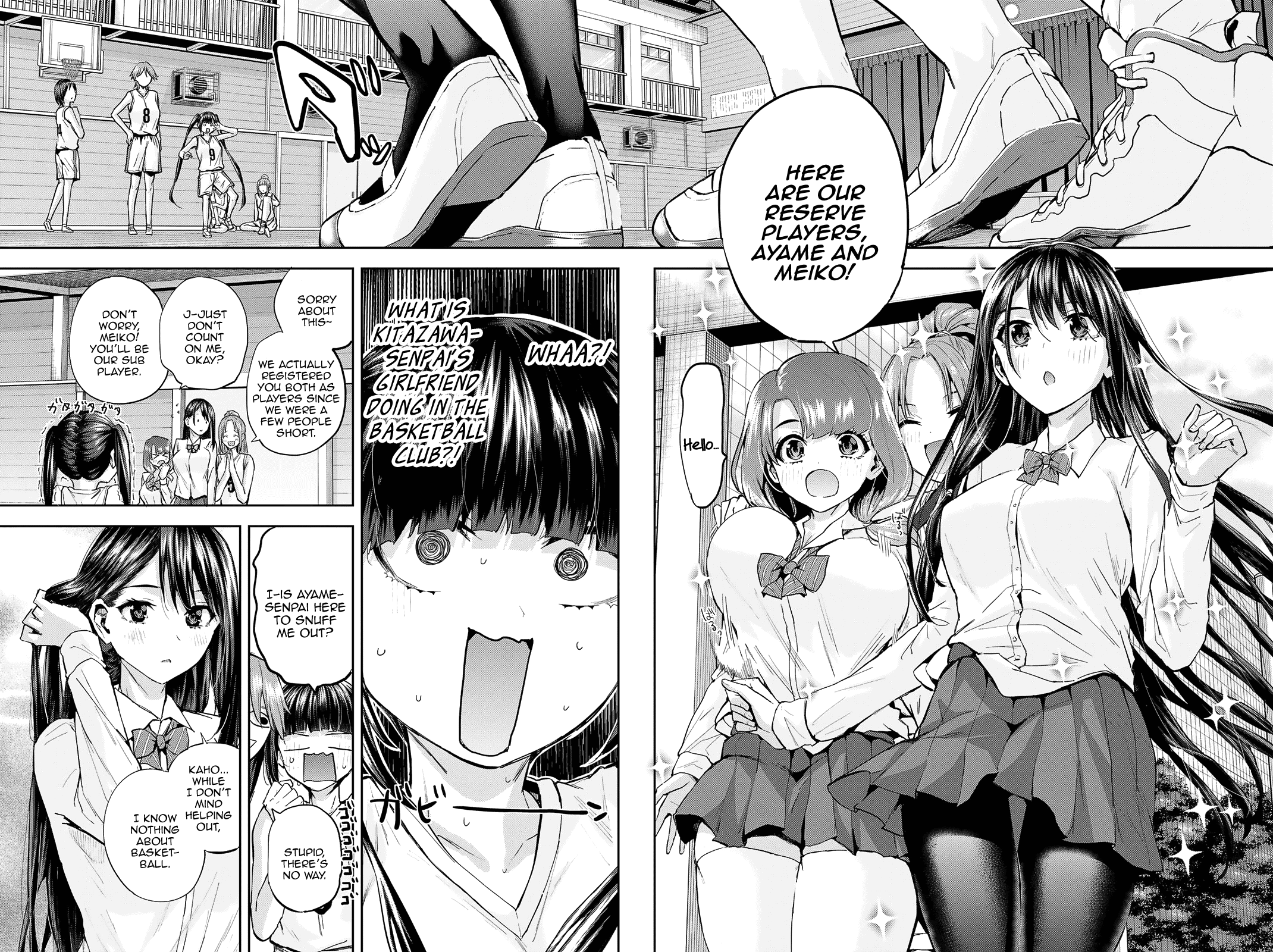 Kitazawa-kun Is in A class Chapter 19 page 5 - Chapter 19: Nagaishi Yuuno, a First-Year Student in the Basketball Club! (Part 2)