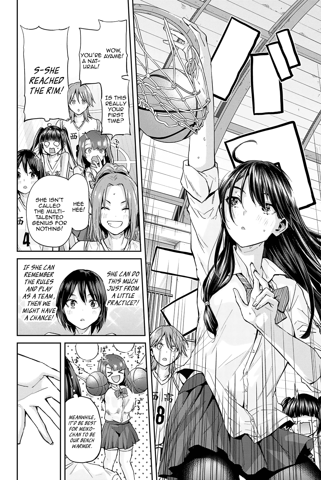 Kitazawa-kun Is in A class Chapter 19 page 6 - Chapter 19: Nagaishi Yuuno, a First-Year Student in the Basketball Club! (Part 2)