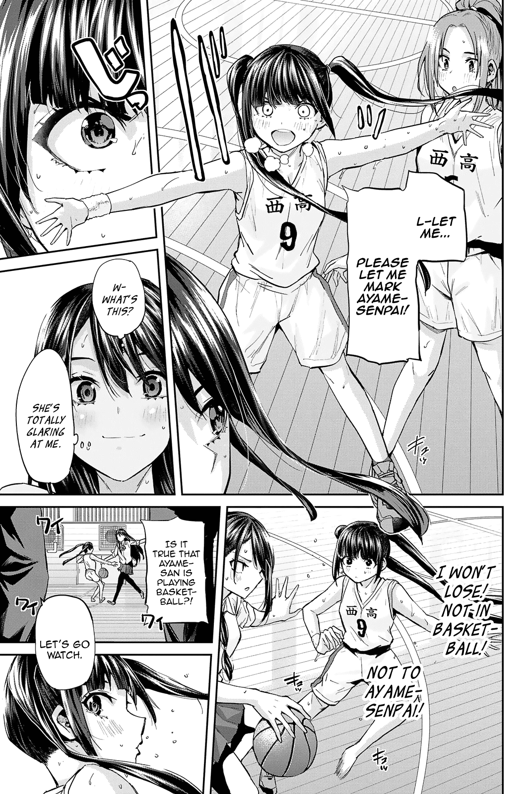 Kitazawa-kun Is in A class Chapter 19 page 7 - Chapter 19: Nagaishi Yuuno, a First-Year Student in the Basketball Club! (Part 2)