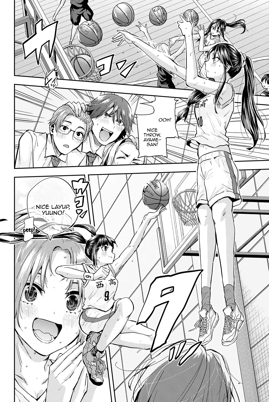 Kitazawa-kun Is in A class Chapter 20 page 6 - Chapter 20: Nagaishi Yuuno, a First-Year Student in the Basketball Club! (Part 3)