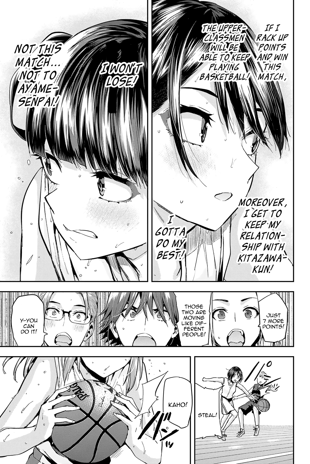 Kitazawa-kun Is in A class Chapter 20 page 7 - Chapter 20: Nagaishi Yuuno, a First-Year Student in the Basketball Club! (Part 3)