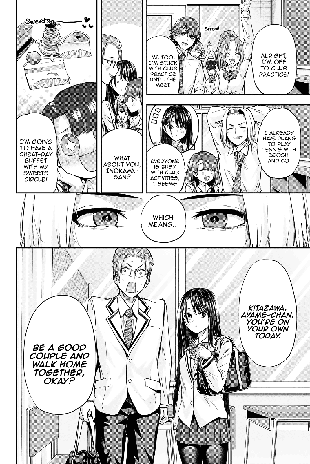 Kitazawa-kun Is in A class Chapter 21 page 5 - Chapter 21: Ayame Wants to Go on an After-School Date! (Part 1)