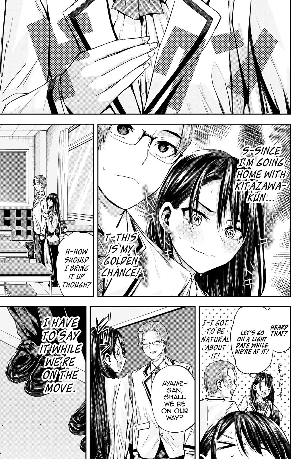 Kitazawa-kun Is in A class Chapter 21 page 6 - Chapter 21: Ayame Wants to Go on an After-School Date! (Part 1)