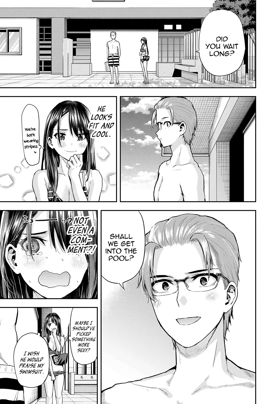 Kitazawa-kun Is in A class Chapter 23 page 8 - Chapter 23: Kitazawa and Ayame's Ho~t Summer Vacation! (Part 1)