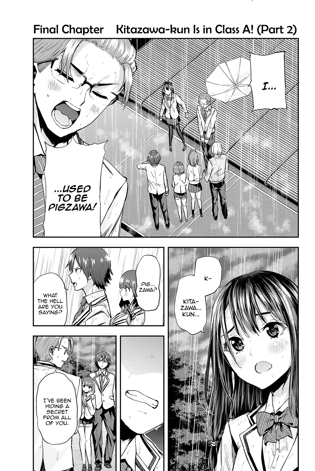 Kitazawa-kun Is in A class Chapter 27 page 2 - Chapter 27: Kitazawa-kun Is in Class A! (Part 2) [END]
