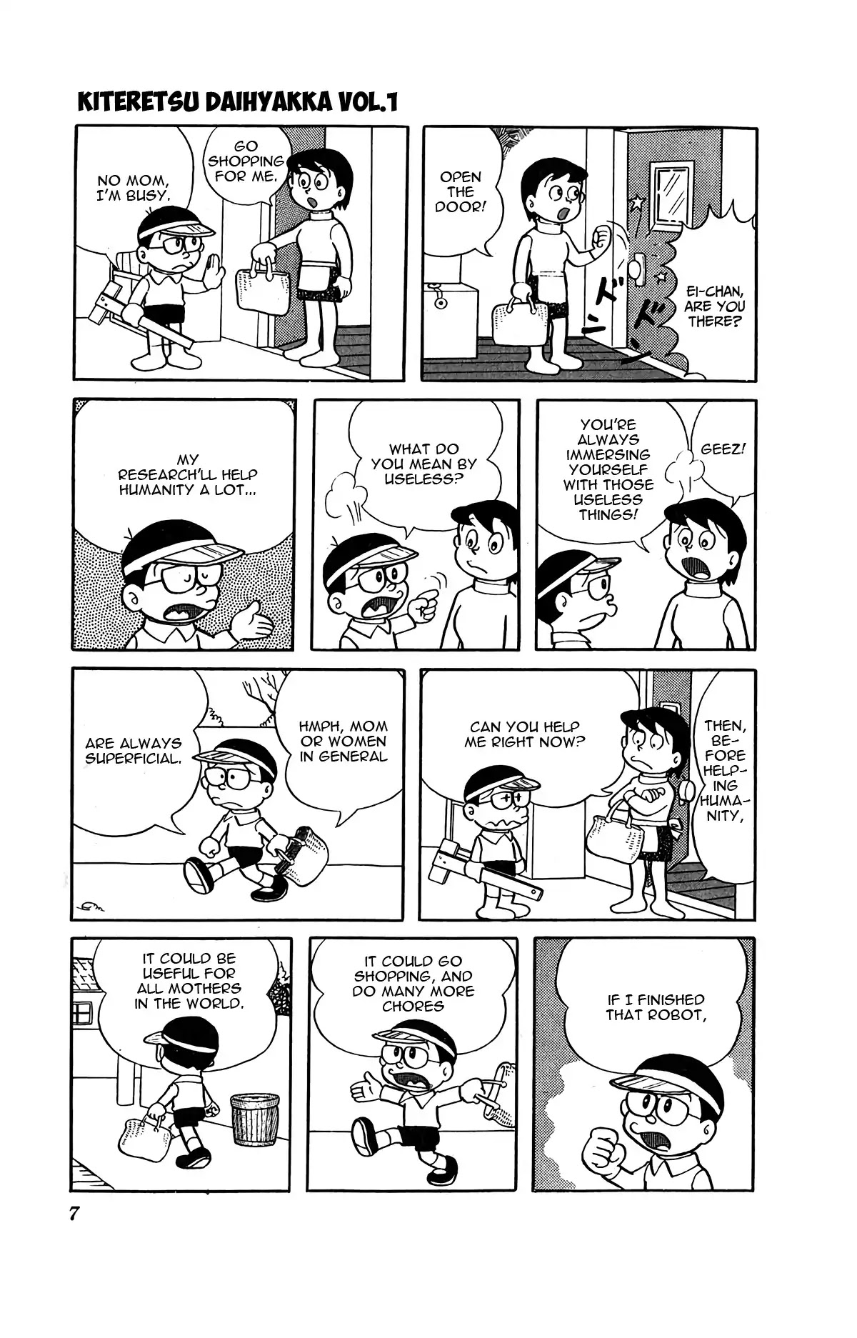 Kiteretsu Daihyakka Chapter 1 page 10 - Chapter 1: I'm Korosuke