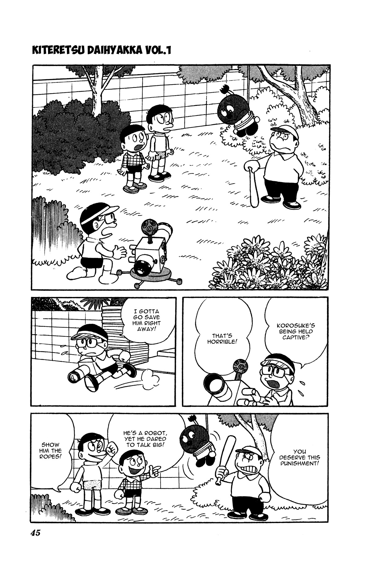 Kiteretsu Daihyakka Chapter 3 page 12 - Chapter 3: Illusion Projector