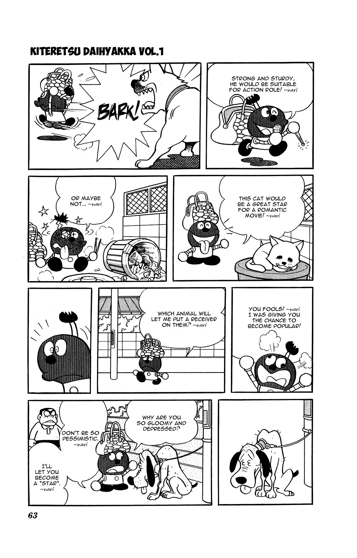 Kiteretsu Daihyakka Chapter 4 page 11 - Chapter 4: Animal Puppet R.C