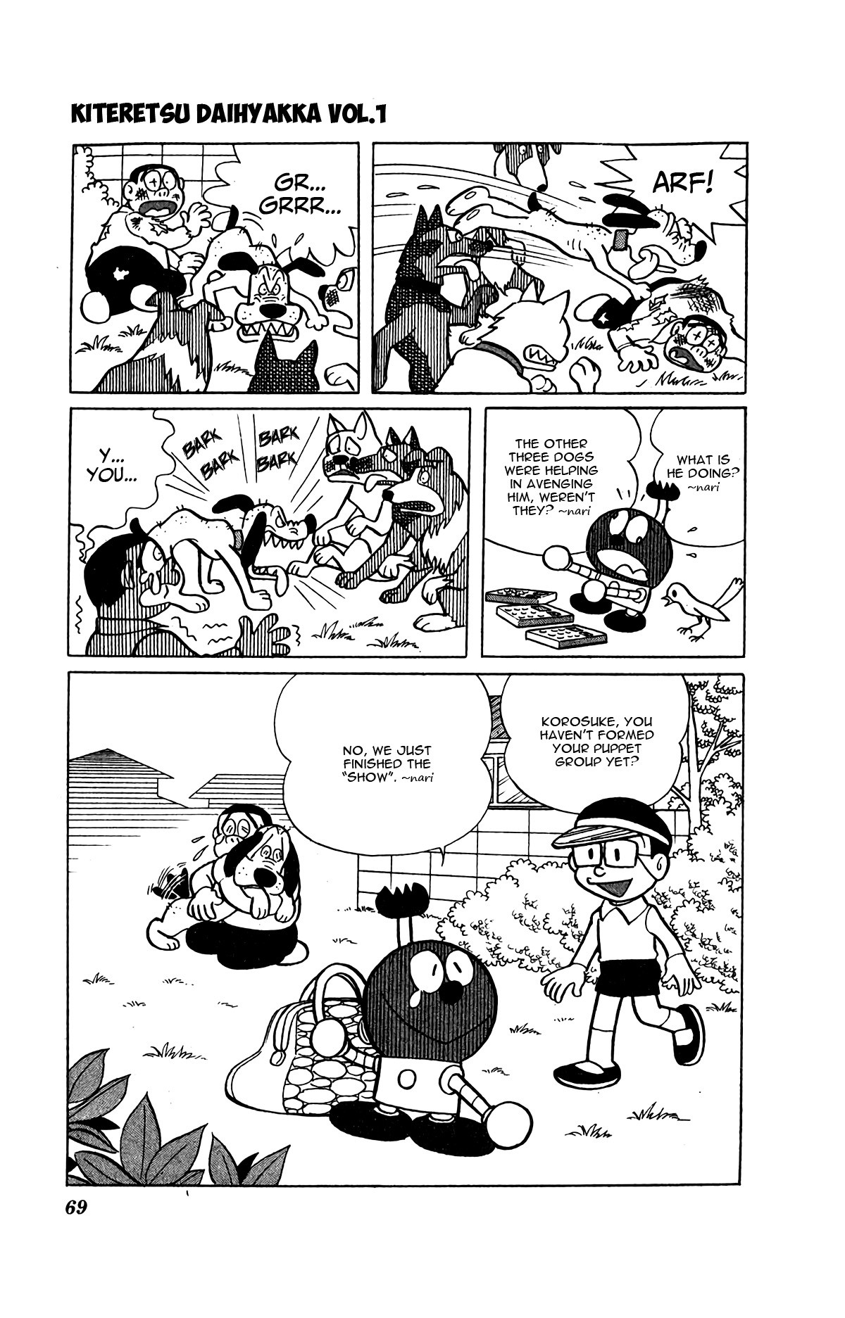 Kiteretsu Daihyakka Chapter 4 page 17 - Chapter 4: Animal Puppet R.C