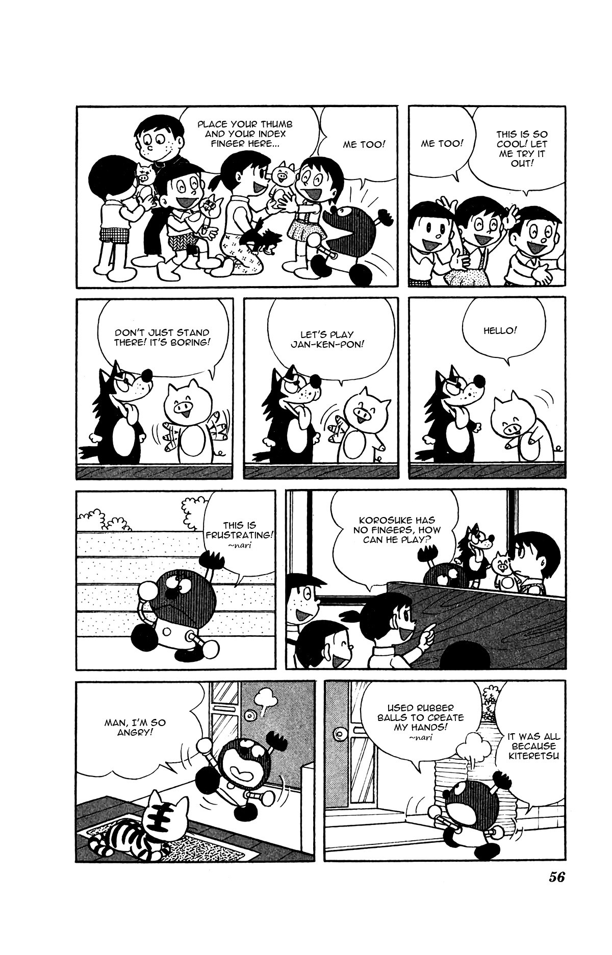 Kiteretsu Daihyakka Chapter 4 page 4 - Chapter 4: Animal Puppet R.C