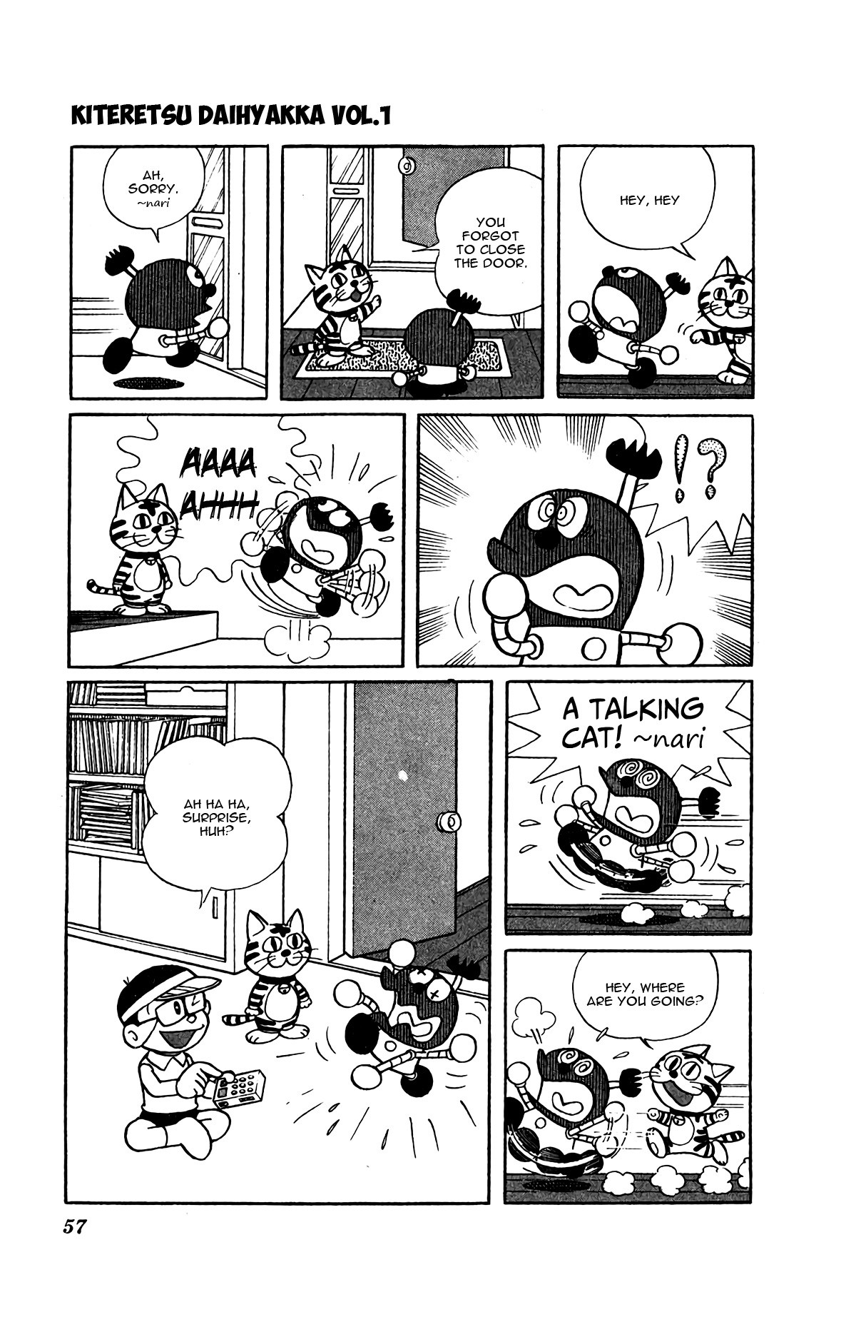 Kiteretsu Daihyakka Chapter 4 page 5 - Chapter 4: Animal Puppet R.C