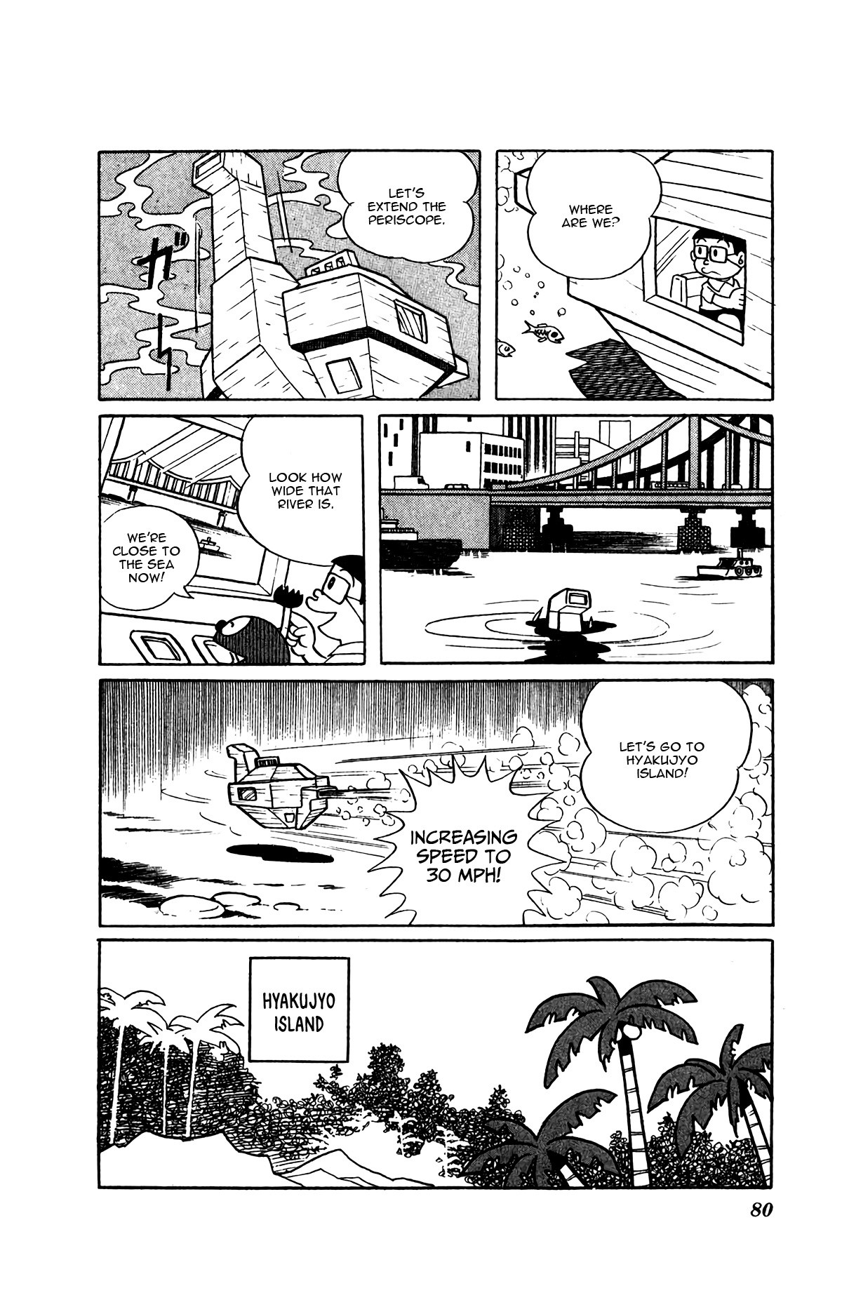 Kiteretsu Daihyakka Chapter 5 page 12 - Chapter 5: Adventure with Sea Turtle Submarine