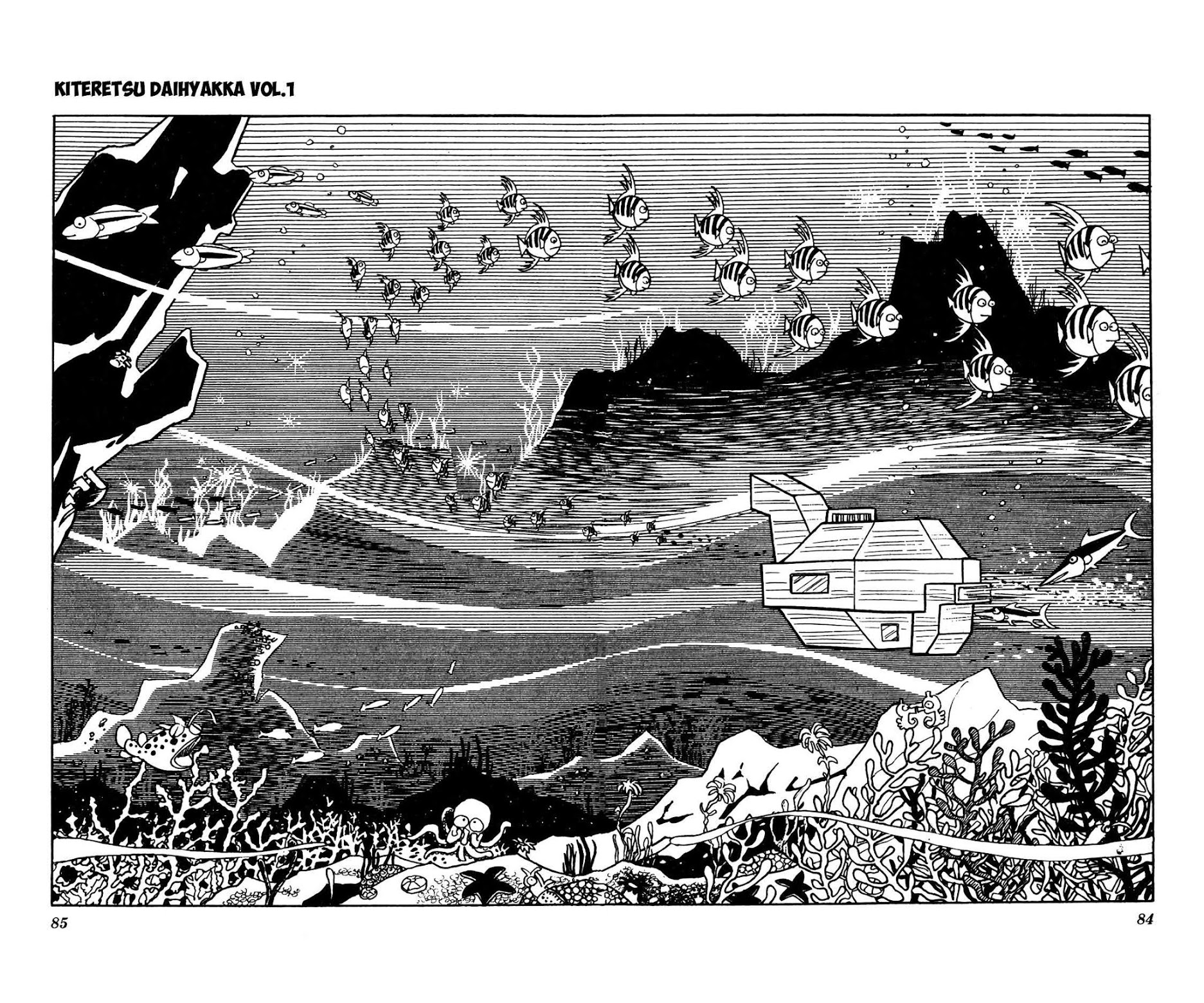 Kiteretsu Daihyakka Chapter 5 page 16 - Chapter 5: Adventure with Sea Turtle Submarine