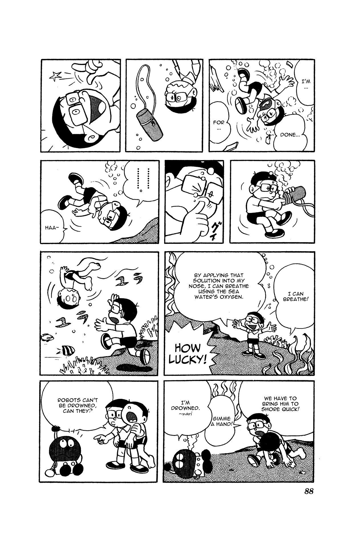 Kiteretsu Daihyakka Chapter 5 page 19 - Chapter 5: Adventure with Sea Turtle Submarine