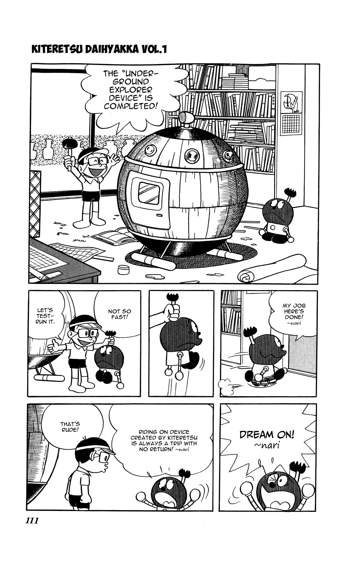 Kiteretsu Daihyakka Chapter 7 page 6 - Chapter 7
