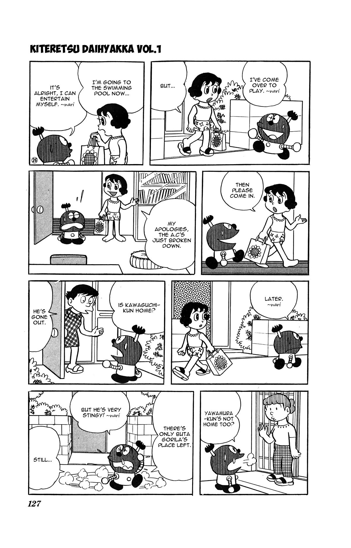 Kiteretsu Daihyakka Chapter 8 page 6 - Chapter 8: Clay Water