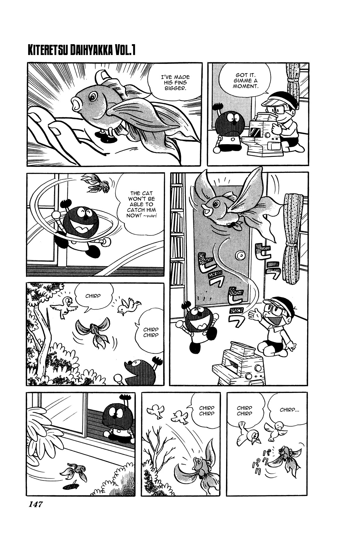Kiteretsu Daihyakka Chapter 9 page 10 - Chapter 9: Artificial Goldfish