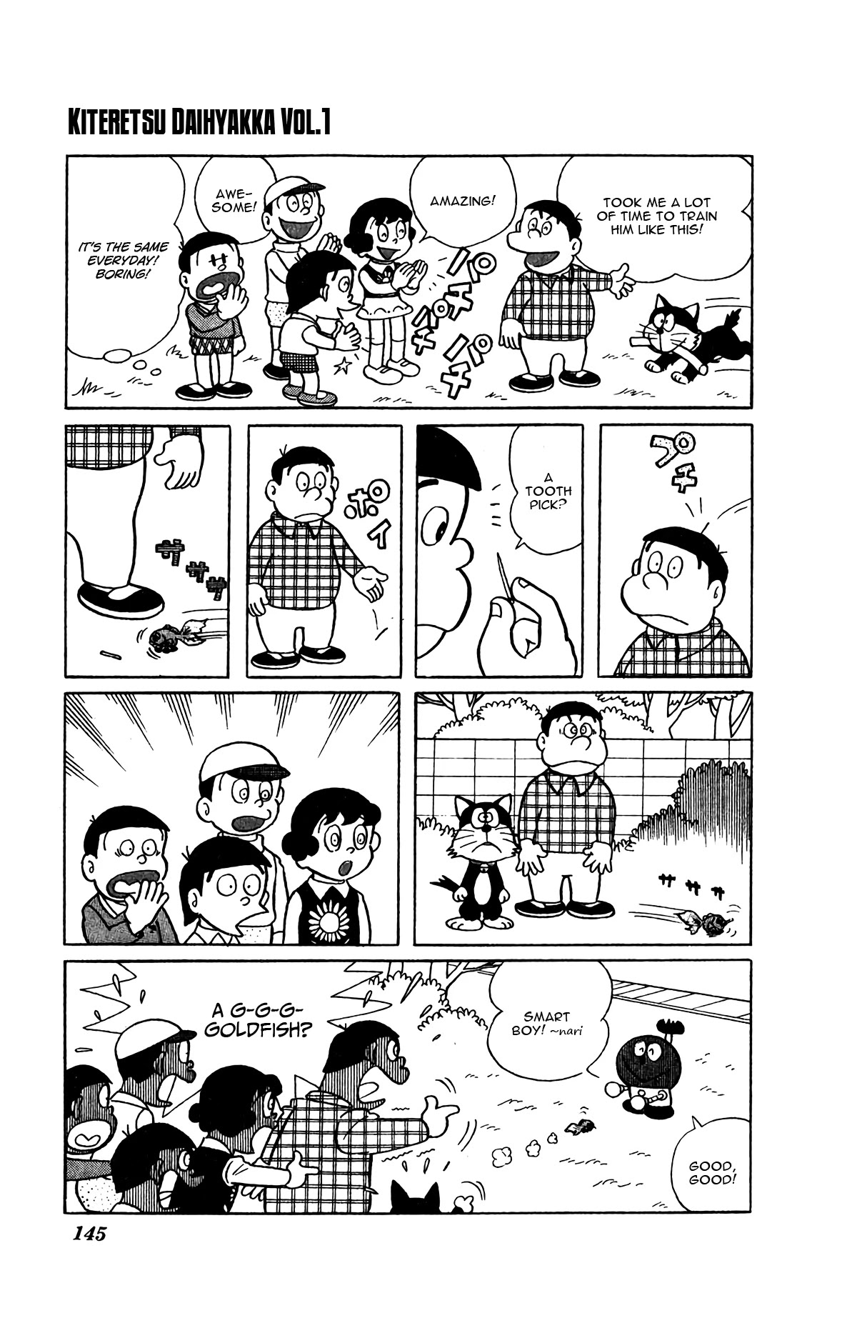 Kiteretsu Daihyakka Chapter 9 page 8 - Chapter 9: Artificial Goldfish