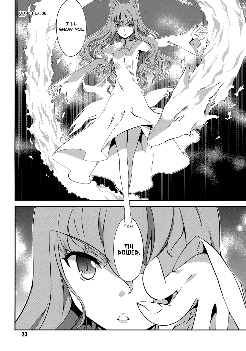 Kitsune no Akuma to Kuroi Madousho Chapter 22.2 page 2 - Chapter 22 v2 : 22nd Clause